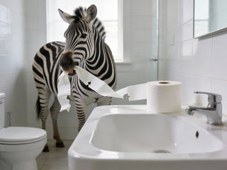 Soft liquorice lifestyle rolls | Svarta och Vita Rullar Toalettpapper