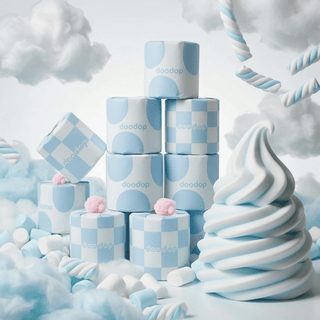 Blue FluffyMarshmallow Cloud Rolls | 12-pack