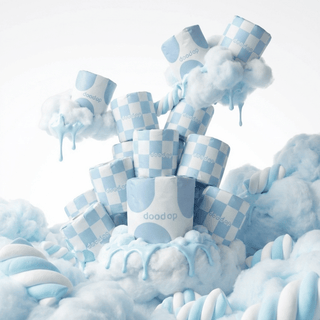 Blue FluffyMarshmallow Cloud Rolls | 18-pack