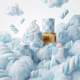 Blue FluffyMarshmallow cloud roll | 1-pack