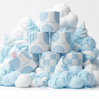 Blue Fluffy Marshmallow Cloud Roll | 6-pack