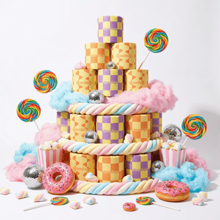 Party Pooper Pure Paper Rolls | 24-pack toalettpapper